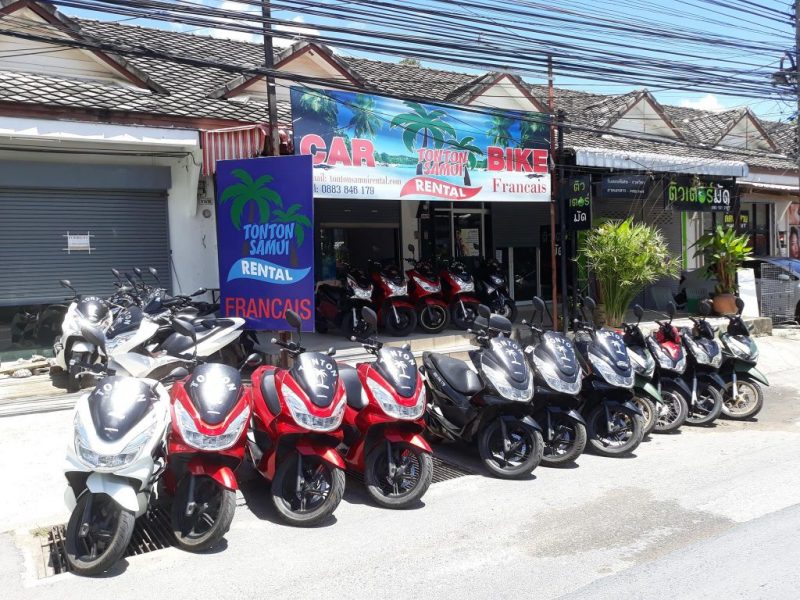 Louer un scooter sur Koh Samui