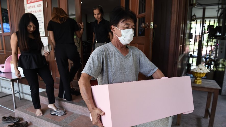 Une crémation d'un animal en Thailande