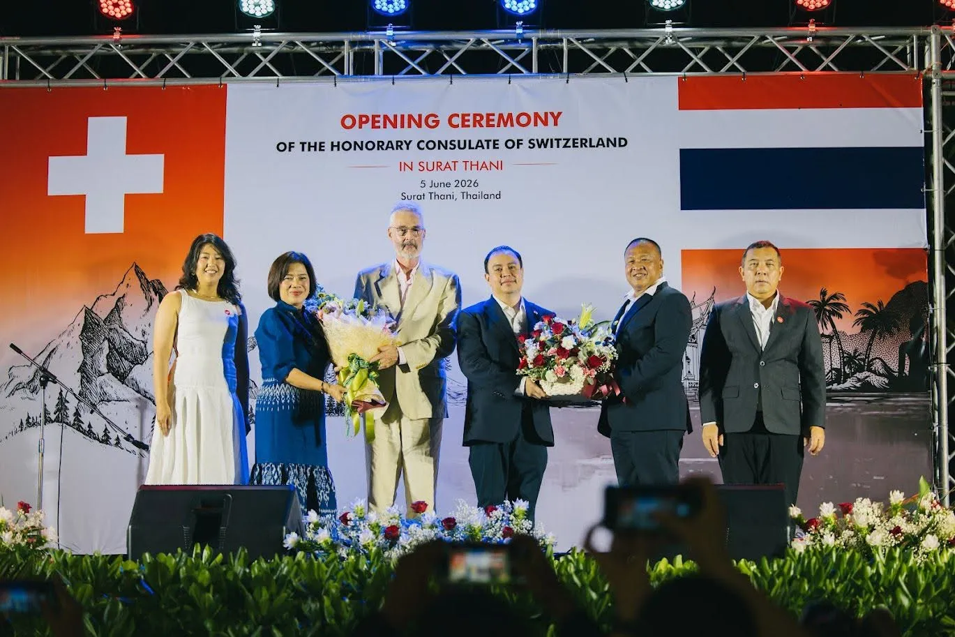 A Swiss honorary consulate opens its doors in Koh Samui