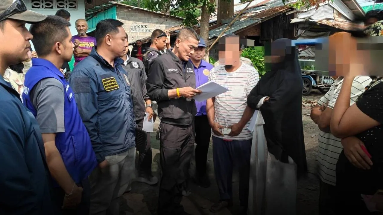 Koh Samui police operation on identity fraud