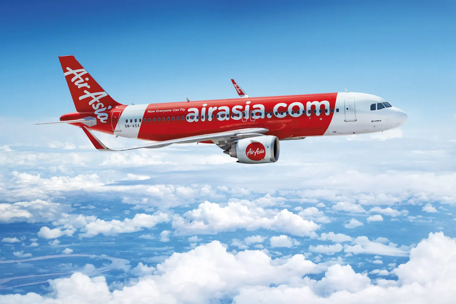 AirAsia aircraft in Bali